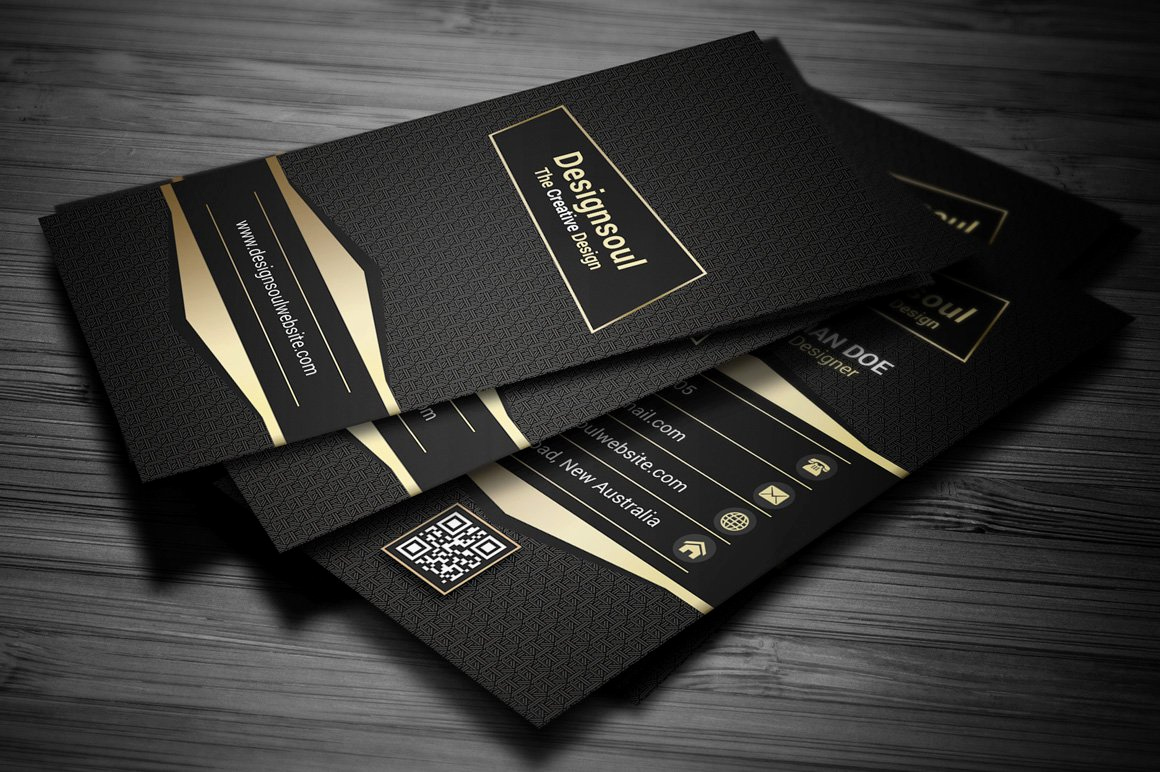 Black and Gold Business Cards Lovely Gold and Black Business Card Business Card Templates