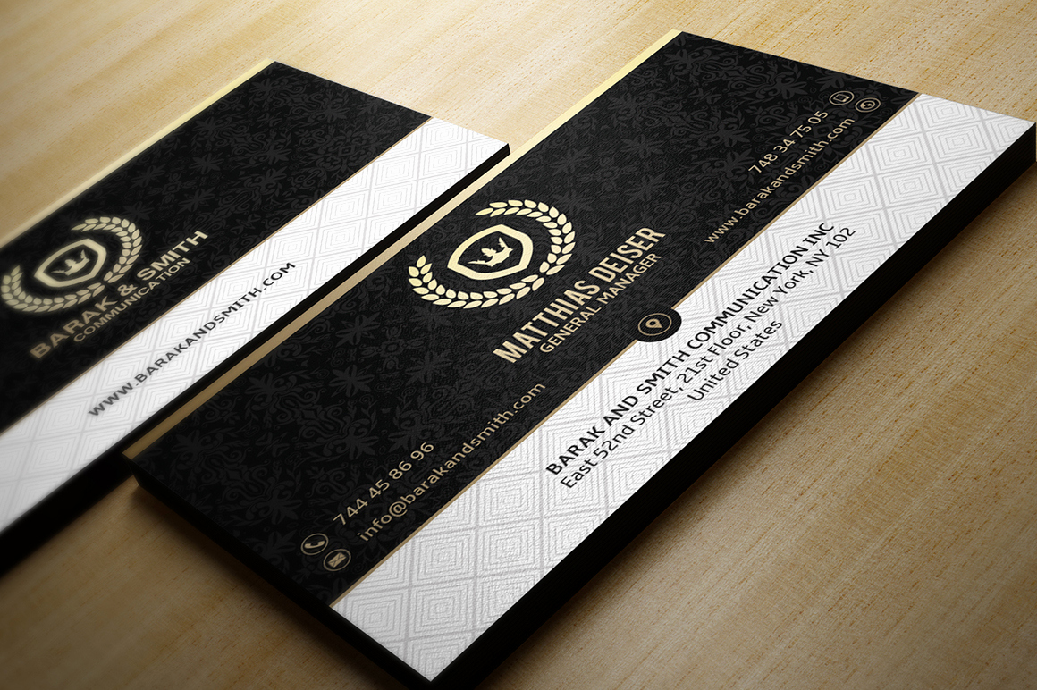 Black and Gold Business Cards Lovely Gold and Black Business Card Business Card Templates On