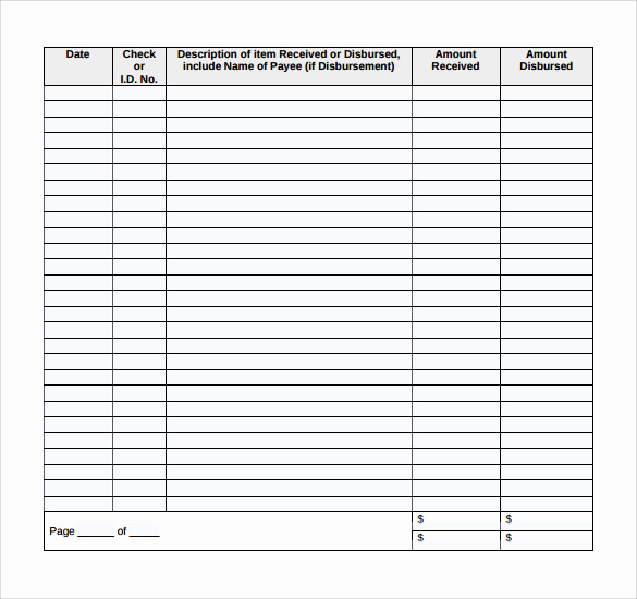 Blank Check Template Pdf Luxury Check Register 9 Download Free Documents In Pdf