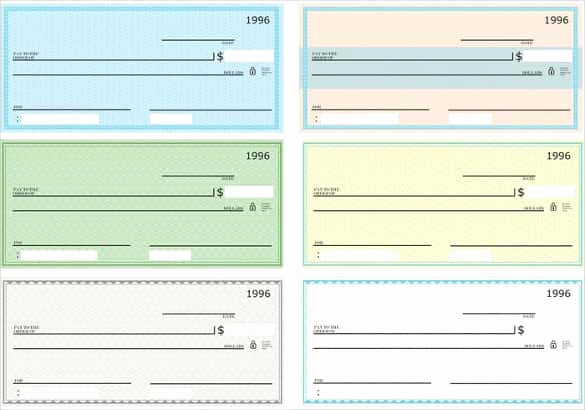 Blank Check Templates for Excel Beautiful 24 Blank Check Template Doc Psd Pdf &amp; Vector formats