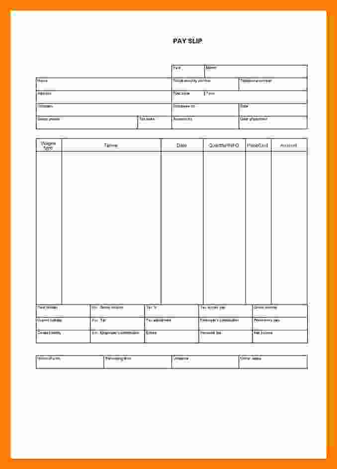 Blank Check Templates for Excel Best Of 6 Blank Payroll Check Template