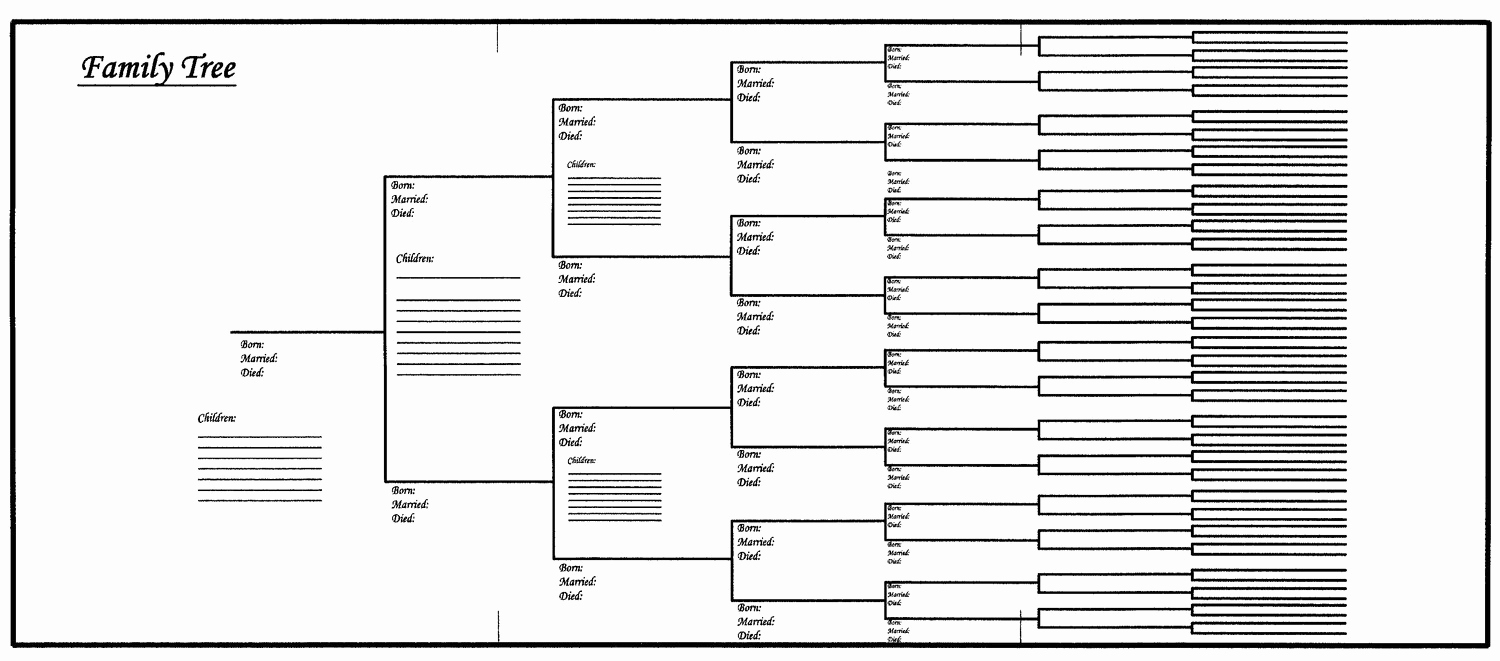 Blank Family Tree Chart Unique are there Different Types Of Genealogy Pedigree Chart