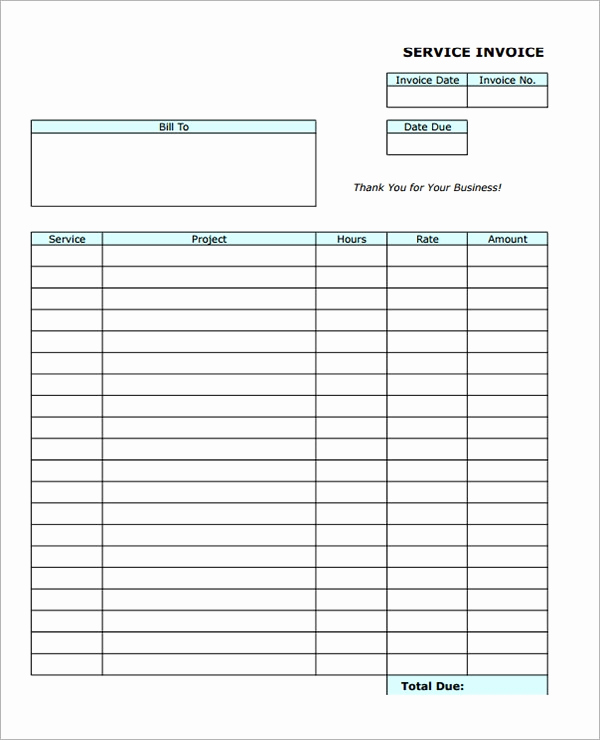 Blank Invoice Template Pdf Best Of 54 Blank Invoice Template Word Google Docs Google Sheets