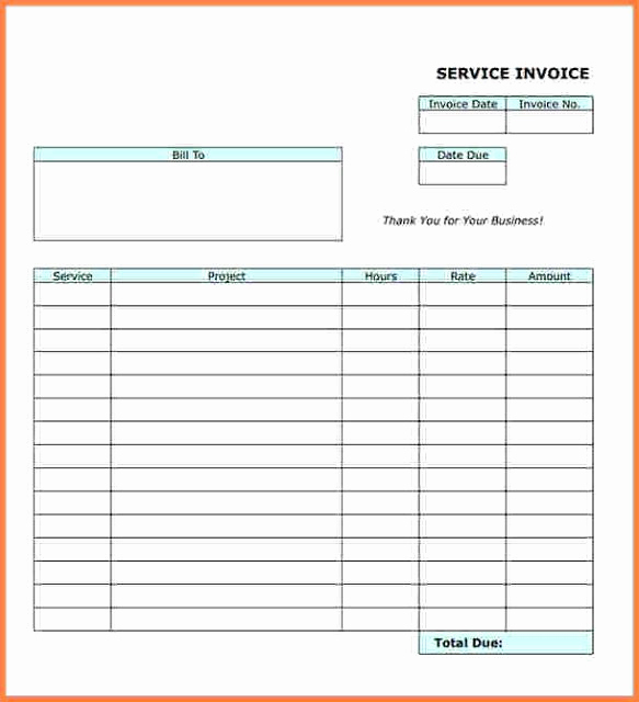 Blank Invoice Template Pdf Best Of Downloadable Blank Invoice forms