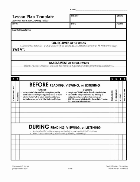 Blank Lesson Plan Template Pdf Awesome File Lesson Plan Template Pdf