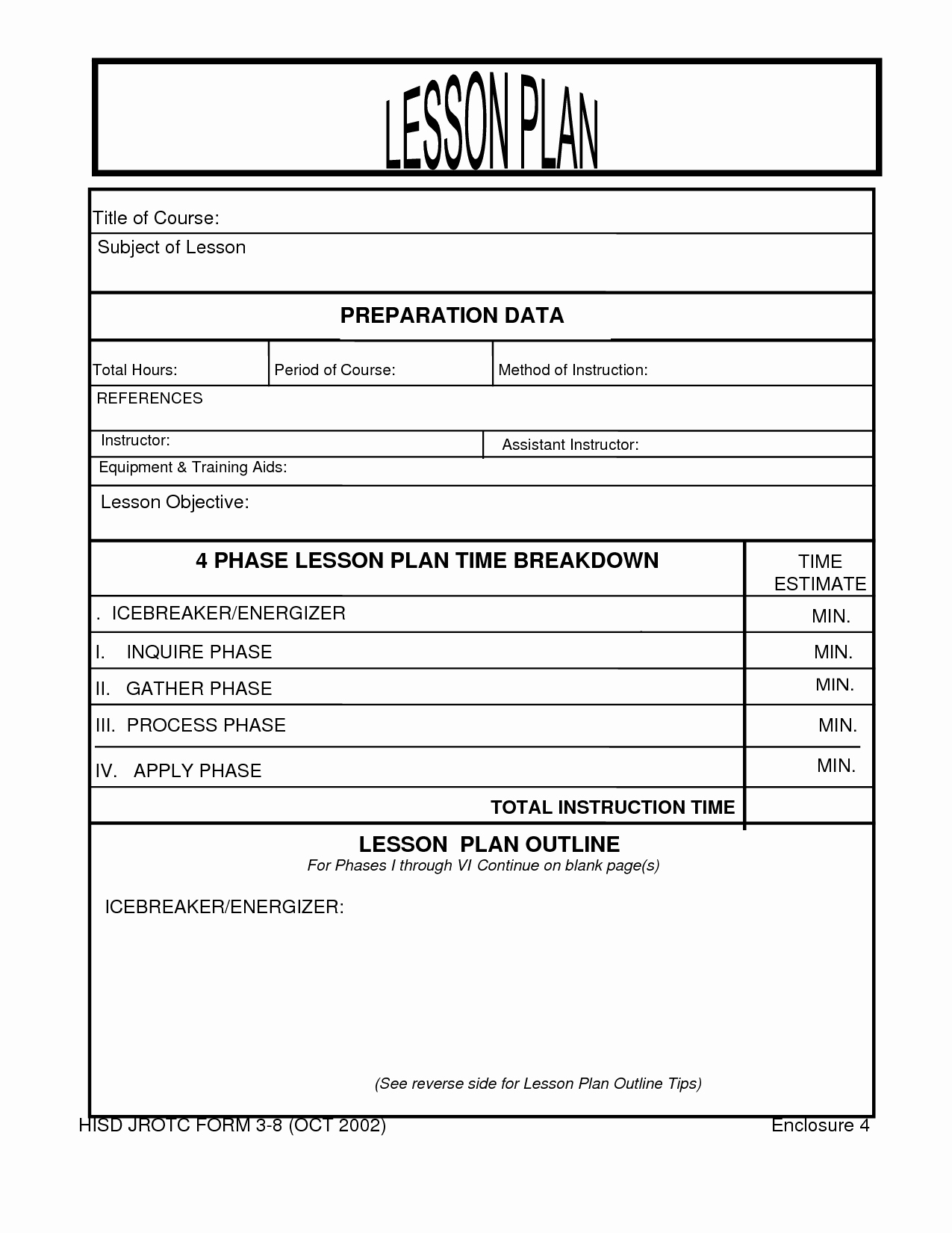 Blank Lesson Plan Template Pdf New Best S Of Blank Printable Lesson Plans form