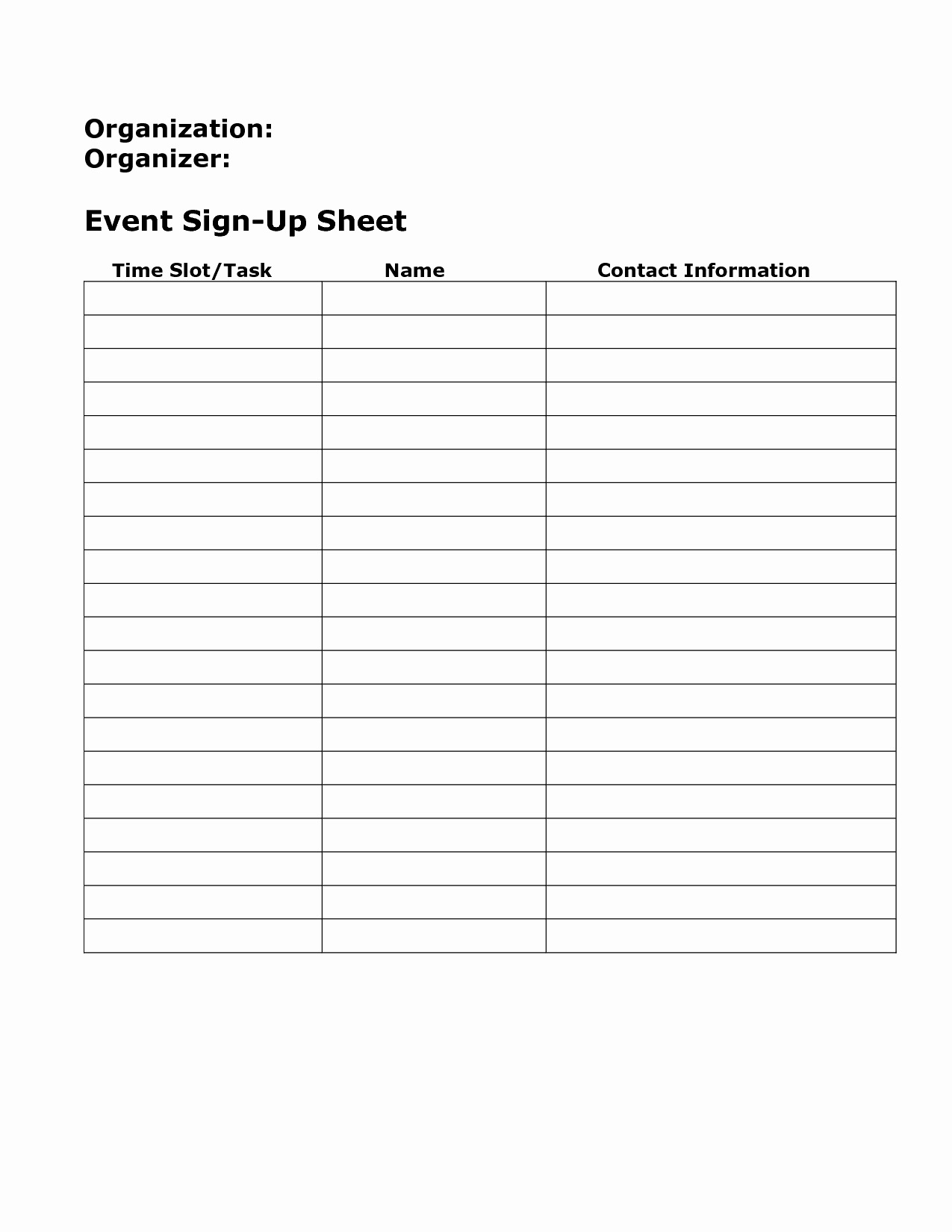 Blank Sign In Sheet Best Of Blank Sign Up Sheet Example Mughals