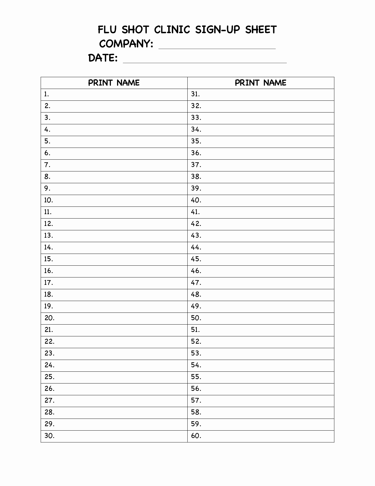 Blank Sign In Sheet Elegant Blank Sign In Sheet Shopgrat General Template Examples