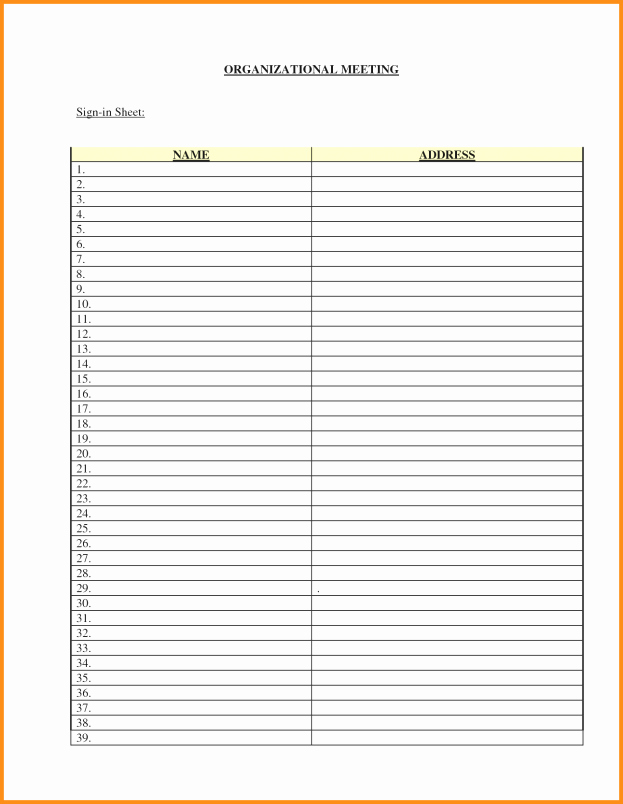 Blank Sign In Sheet Fresh Blank Sign Up Sheet Example Mughals