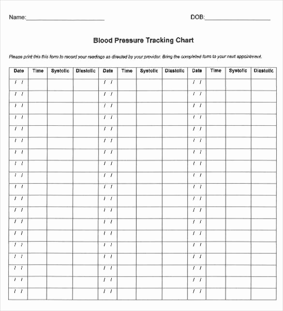 Blood Pressure Recording Chart Best Of Blood Pressure Tracking Chart Pdf
