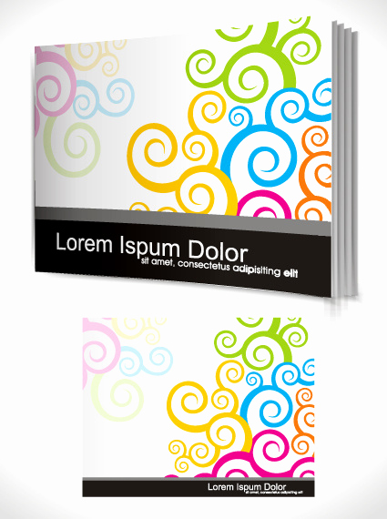 Book Cover Design Template Elegant Cover Page Design Template Free Vector 20 738
