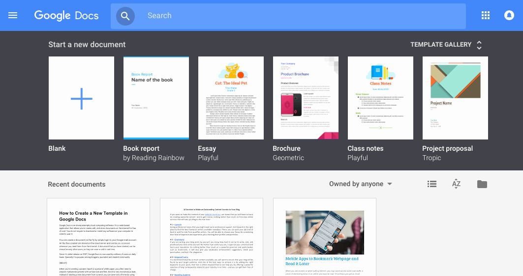 Brochure Templates Google Doc Unique Google Docs Template Gallery