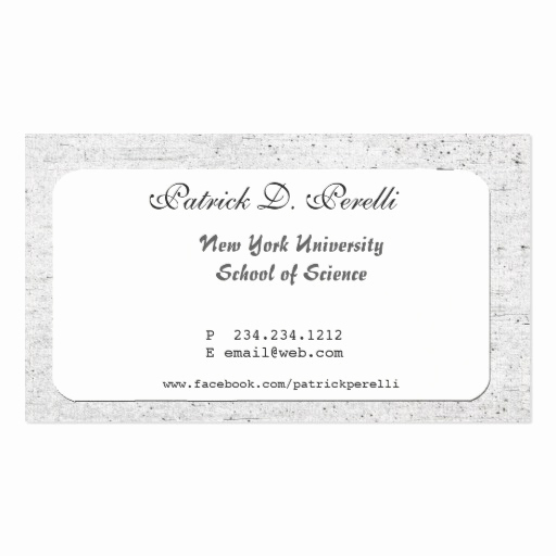 Business Cards for Students Fresh University Student College Business Card