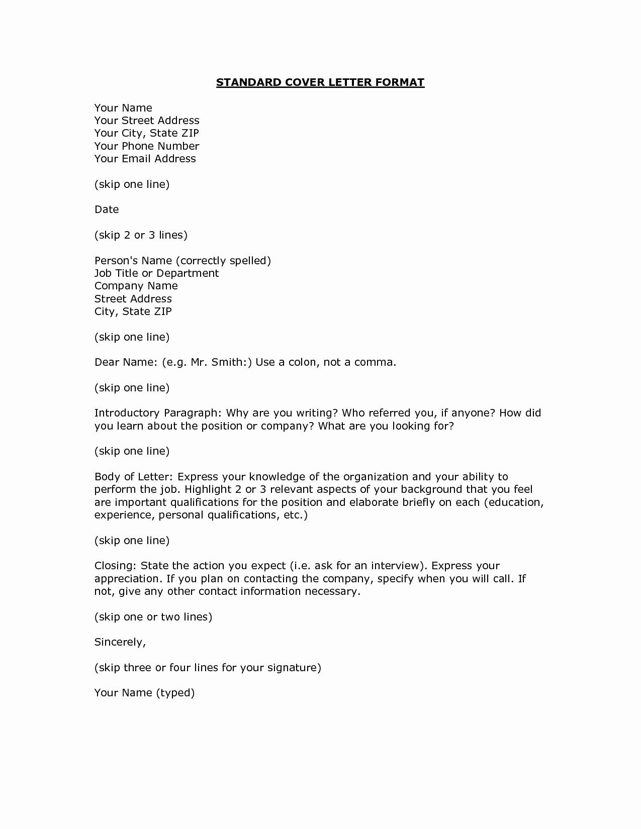 Business Cover Letter format Inspirational Proper format for A Cover Letter Google Search