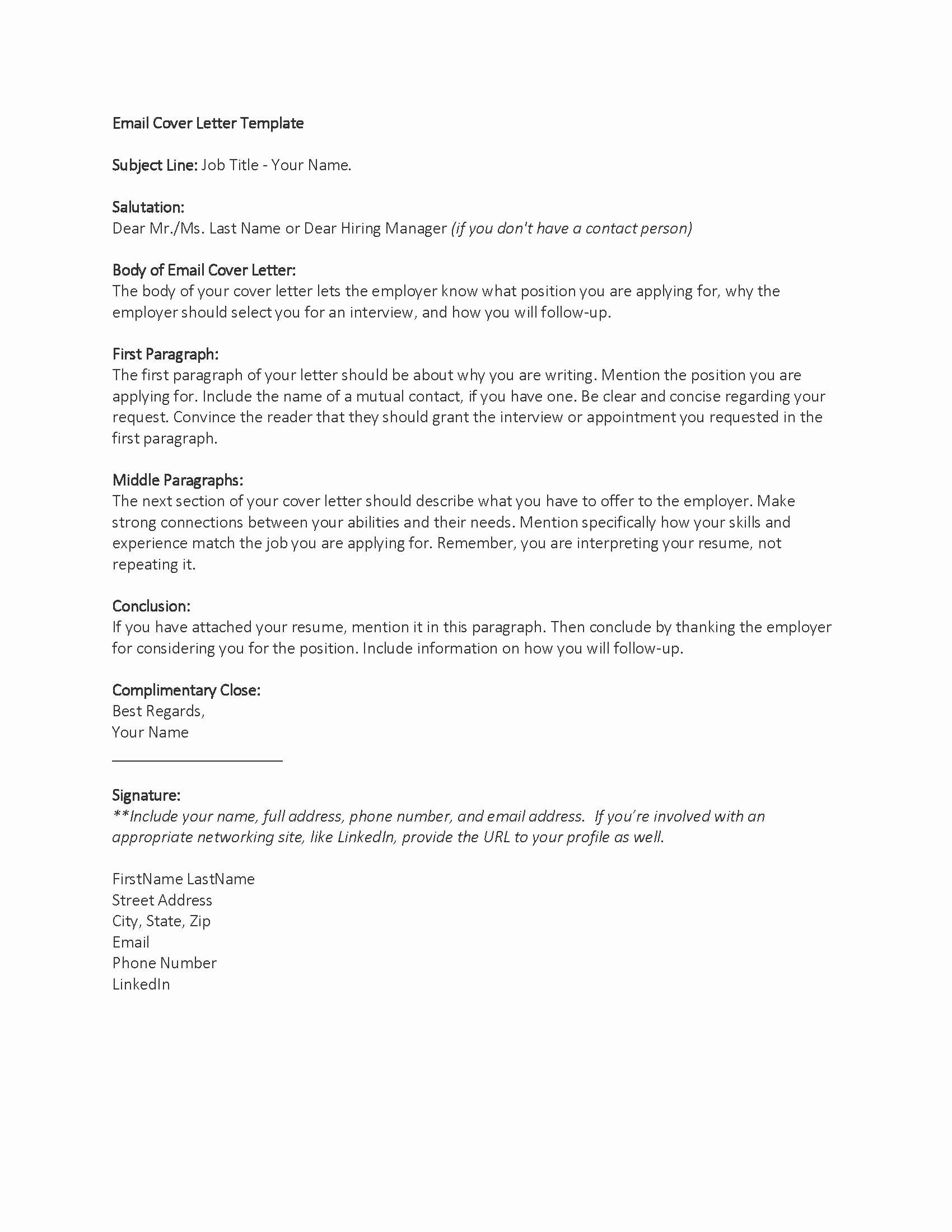Business Cover Letter format Lovely Emailed Business Cover Letter format Sample