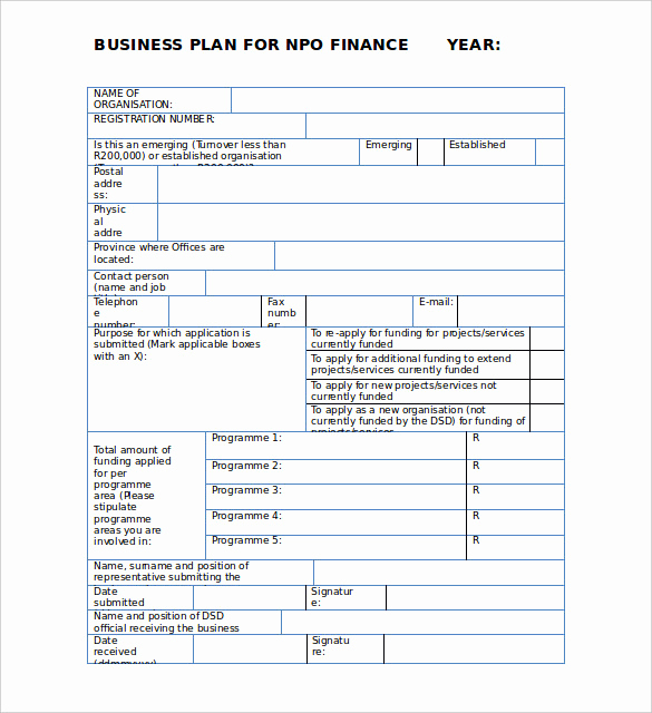 Business Development Plan Template Elegant 22 Non Profit Business Plan Templates Pdf Doc