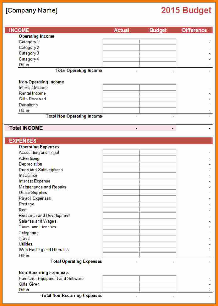 Business Financial Statement Template Best Of 7 Business Financial Statement Template Excel
