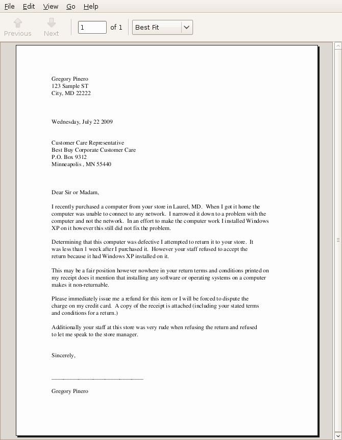 Business Letter Example for Students Luxury Letter Writing