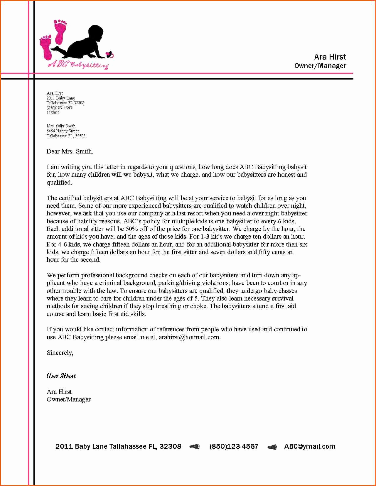 Business Letter format Example Awesome Business Letter Heading format Examples Letterheads for