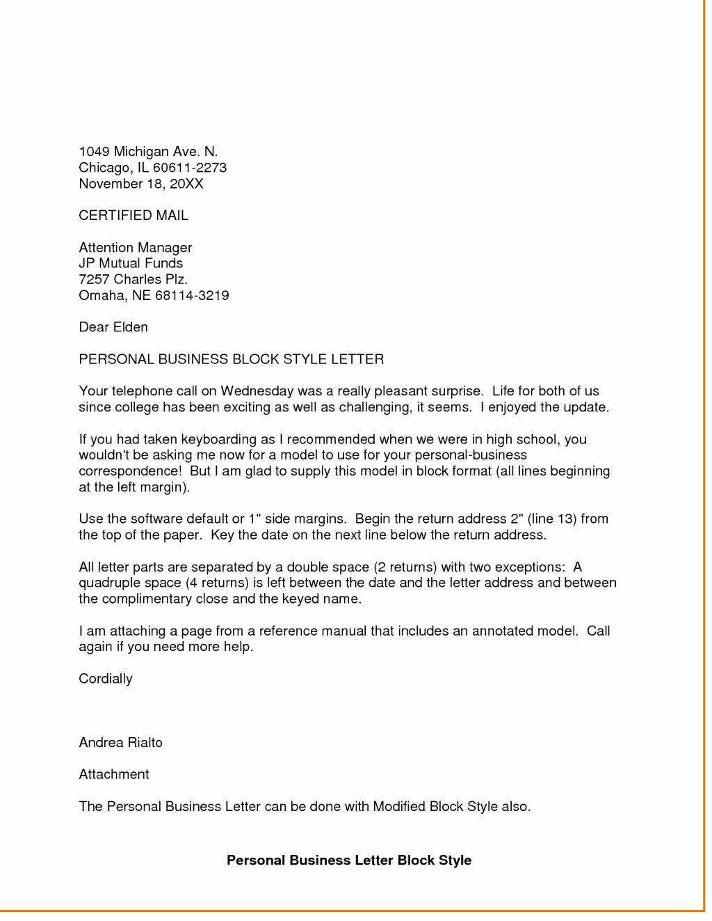 Business Letter format Example New Example Business Letter Novasatfm