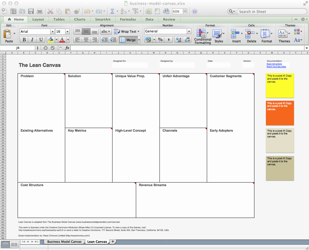 Business Model Canvas Template Word Beautiful Business Model Canvas Template