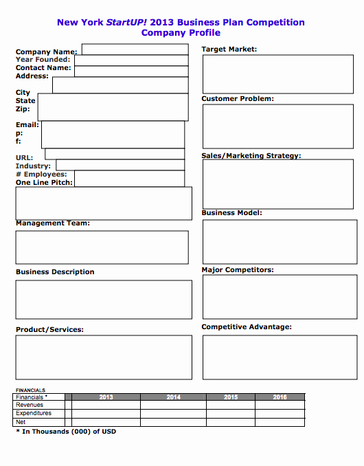 Business Plan Outline Pdf Inspirational Free Simple Business Plan Template
