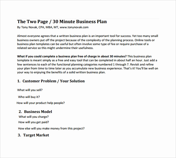 Business Plan Outline Pdf Lovely Sample Business Plan 6 Documents In Pdf Word