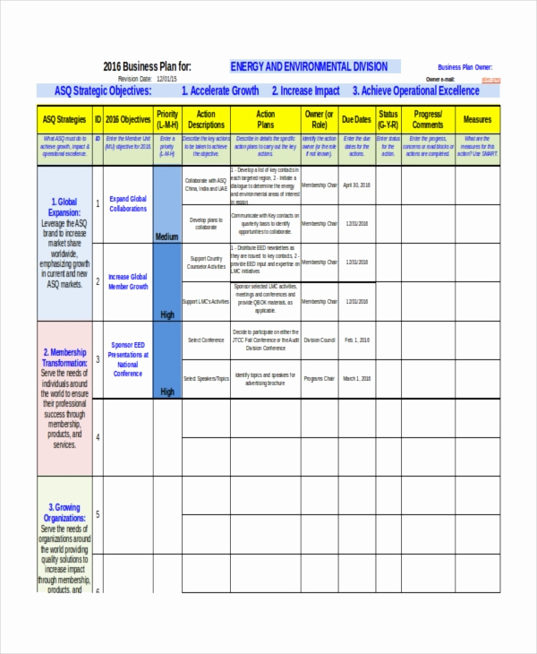 Business Plan Template Excel Elegant Excel Business Plan Template 18 Free Excel Document