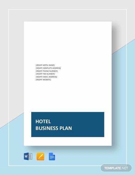 Business Plan Template Google Docs Elegant 16 Hotel Business Plan Templates Pdf Google Docs Ms