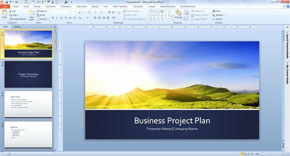 Business Plan Template Powerpoint New Free Business Plan Template for Powerpoint 2013