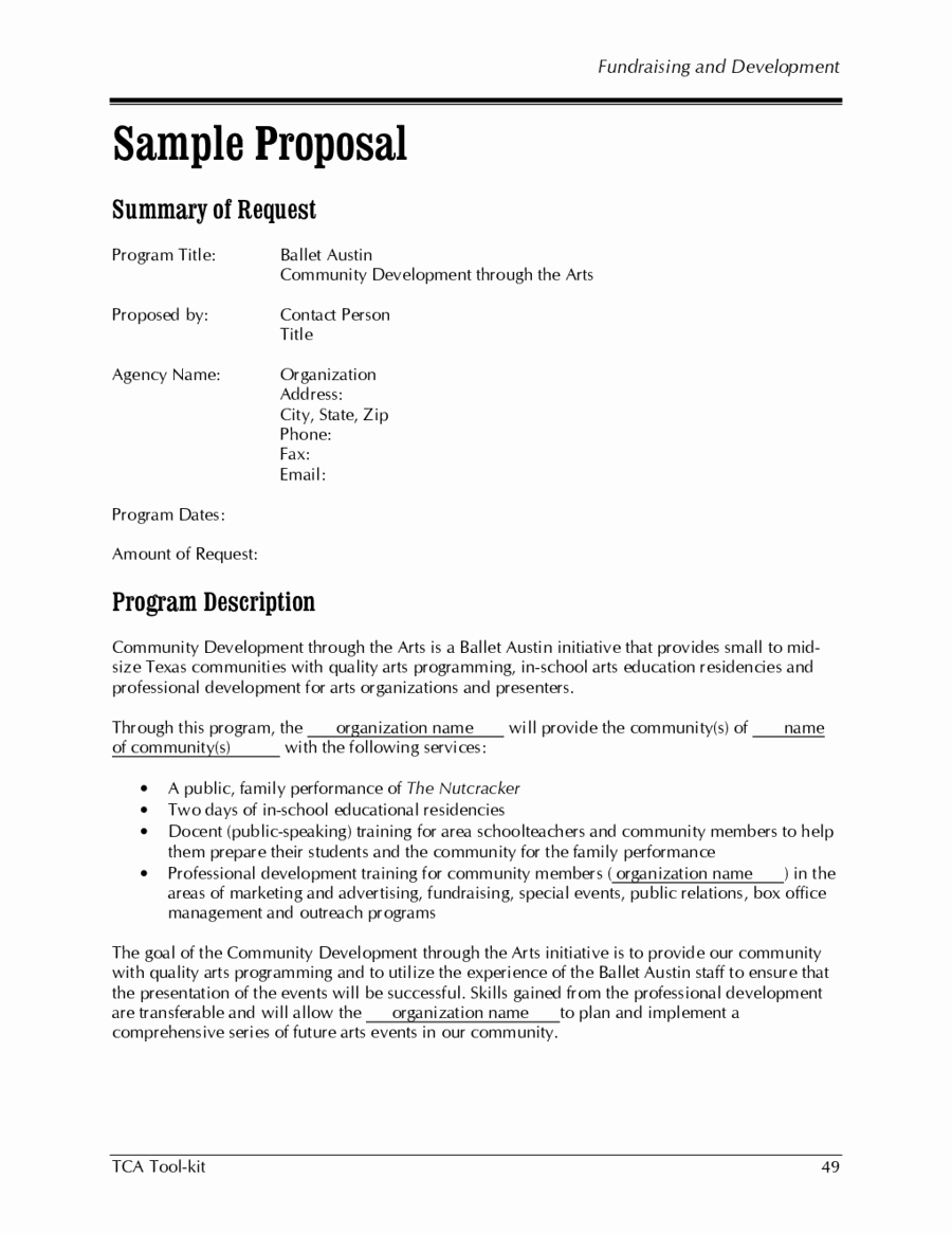 Business Proposal Sample Pdf Best Of 2019 Business Proposal Letter Fillable Printable Pdf