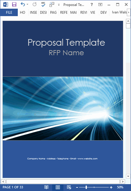 Business Proposal Template Word Lovely Proposal Templates 10 X Ms Word Designs 2 X Excel
