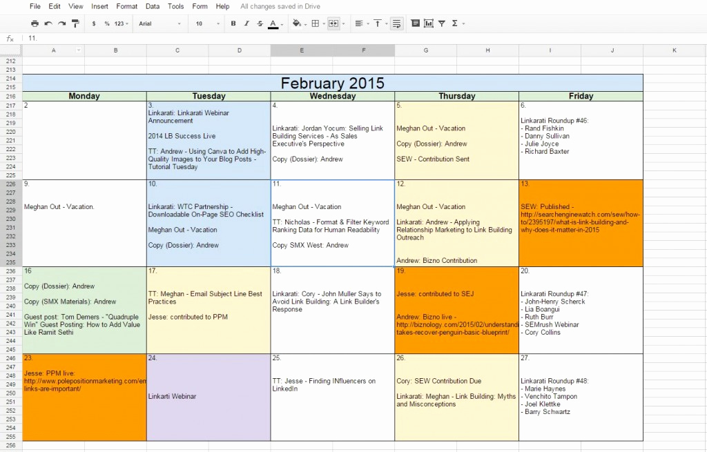 Calendar Template for Google Docs New How to Create A Free Editorial Calendar Using Google Docs