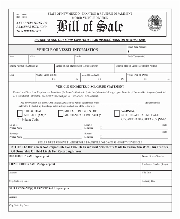Car Bill Of Sale Texas Luxury Download Bill Sale forms – Pdf &amp; Image