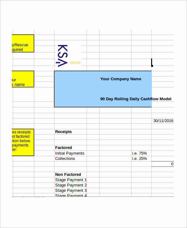 Cash Flow Template Excel Elegant 33 Cash Flow Statement Templates Free Excel Pdf Examples