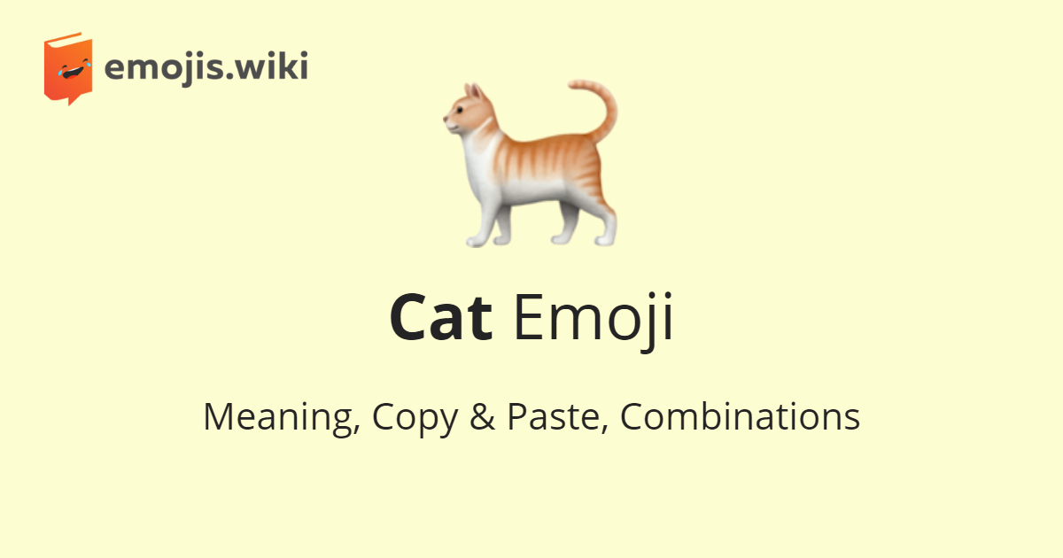 Cat Emoji Copy and Paste Elegant Cat Emoji — Meaning Copy &amp; Paste