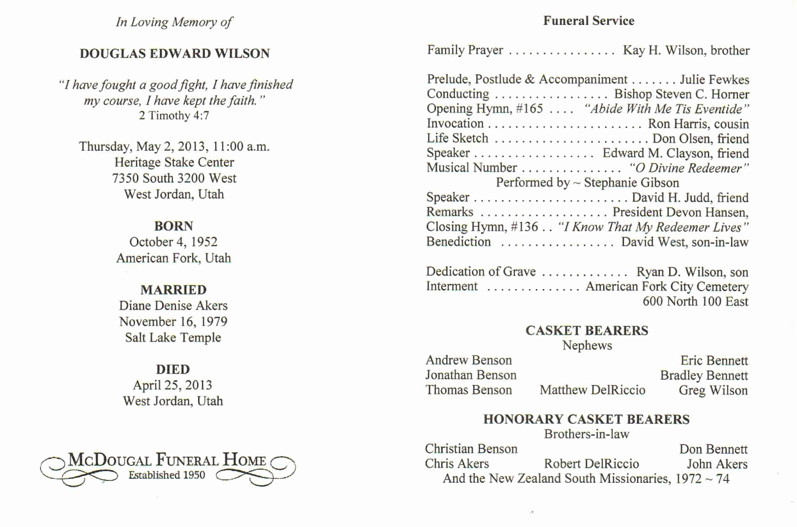 30 Catholic Funeral Mass Program Tate Publishing News 6917