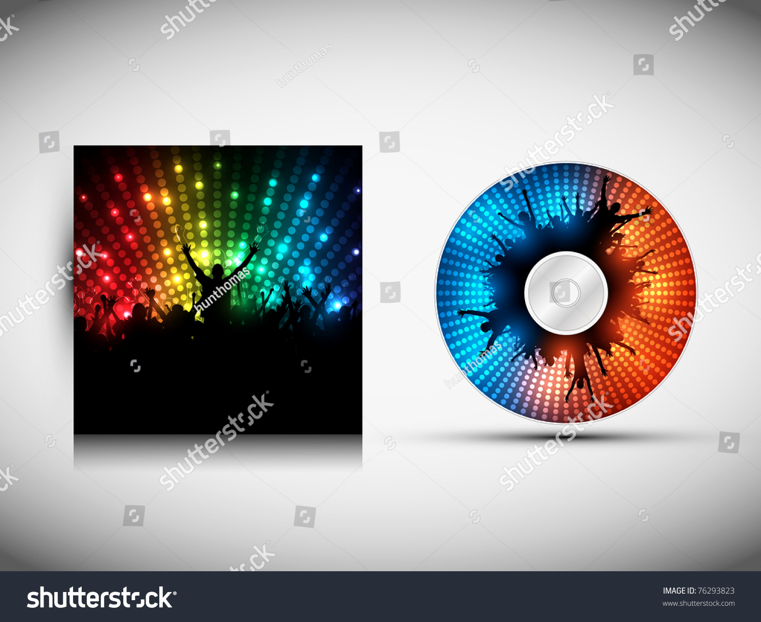 Cd Cover Design Template Lovely Cd Cover Design Template Party Vector Stock Vector