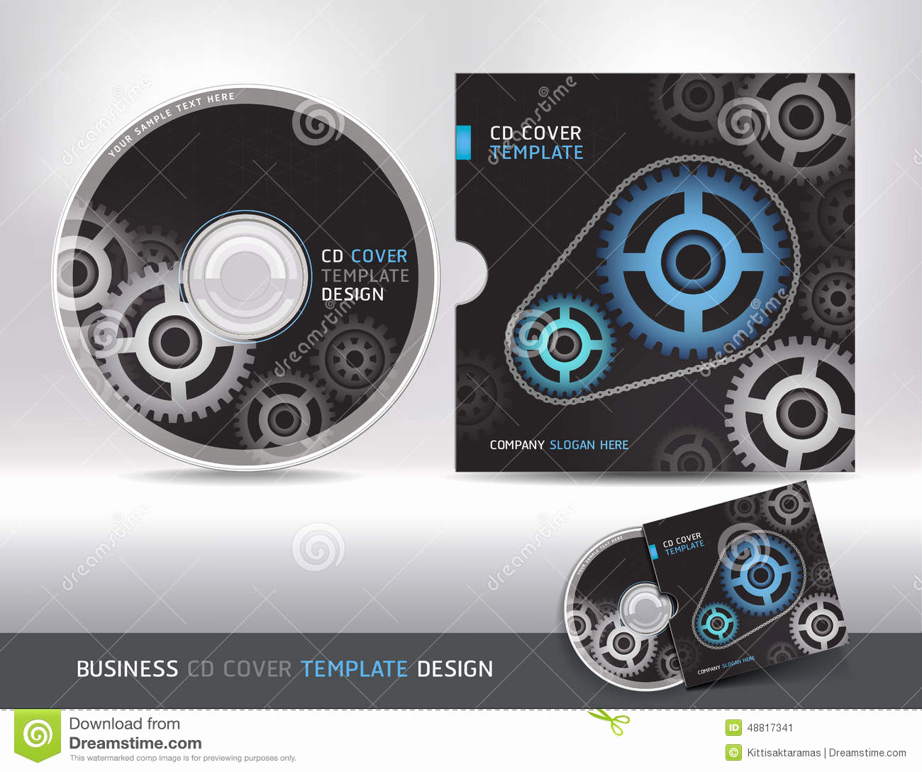 Cd Cover Design Template Luxury Abstract Cover Design Cartoon Vector