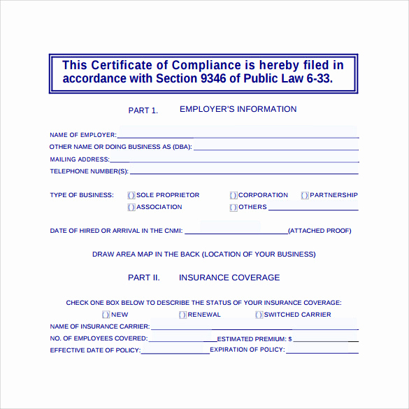 Certificate Of Compliance Template Elegant Sample Certificate Of Pliance 16 Documents In Pdf