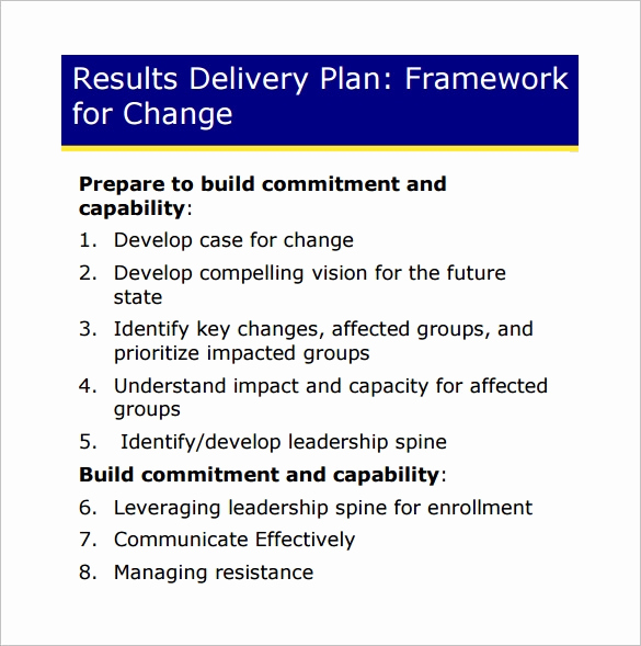Change Management Plan Template Fresh 14 Change Management Plan Templates Free Sample