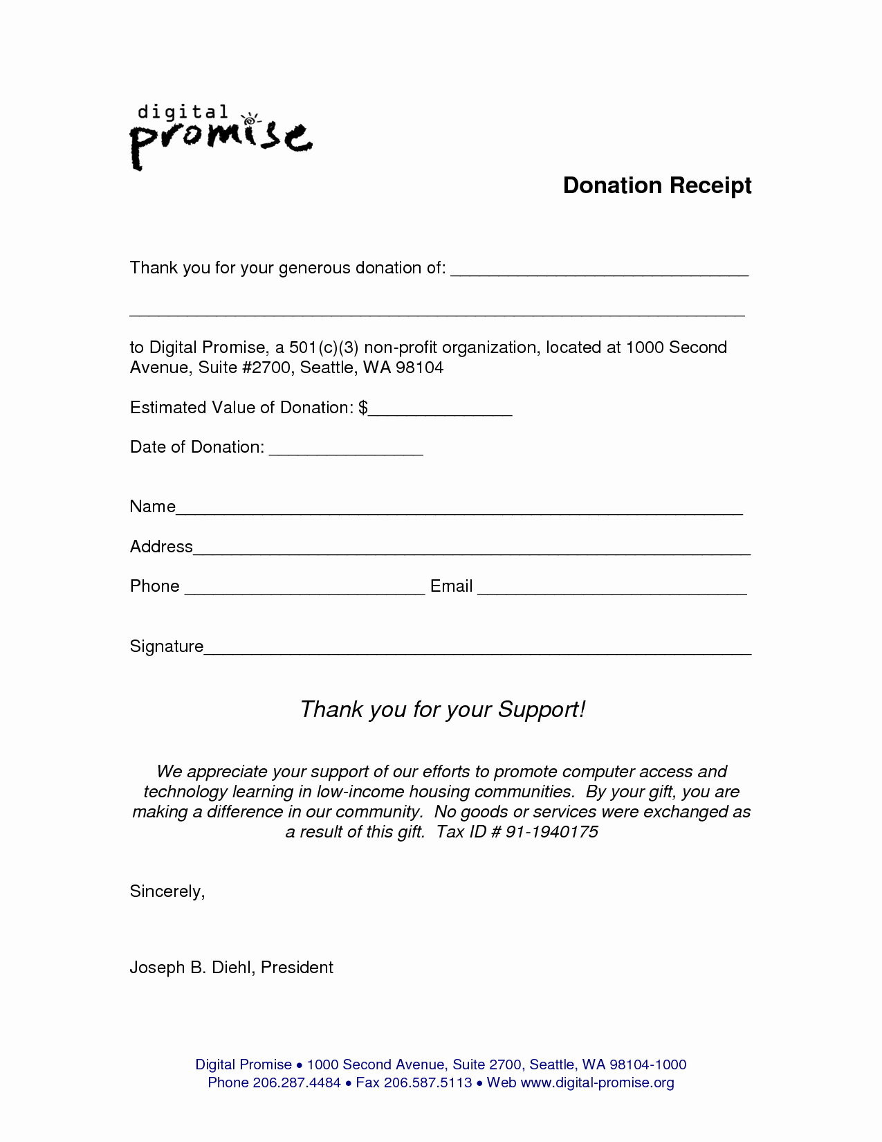 Charitable Donation Receipt Template Lovely Non Profit Donation Receipt Template