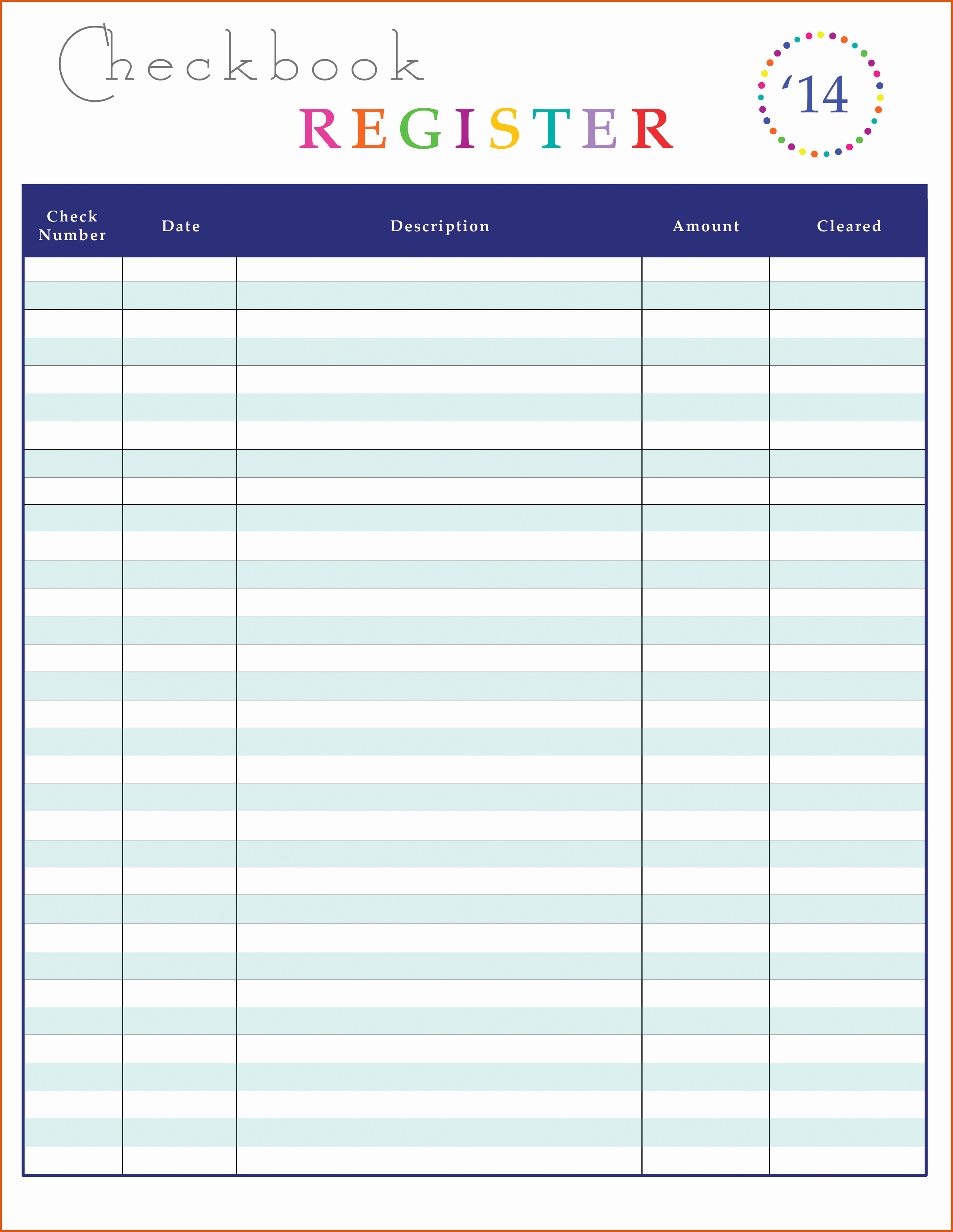 Check Register Template Excel Luxury 6 Free Blank Business Checkbook Register Template Excel