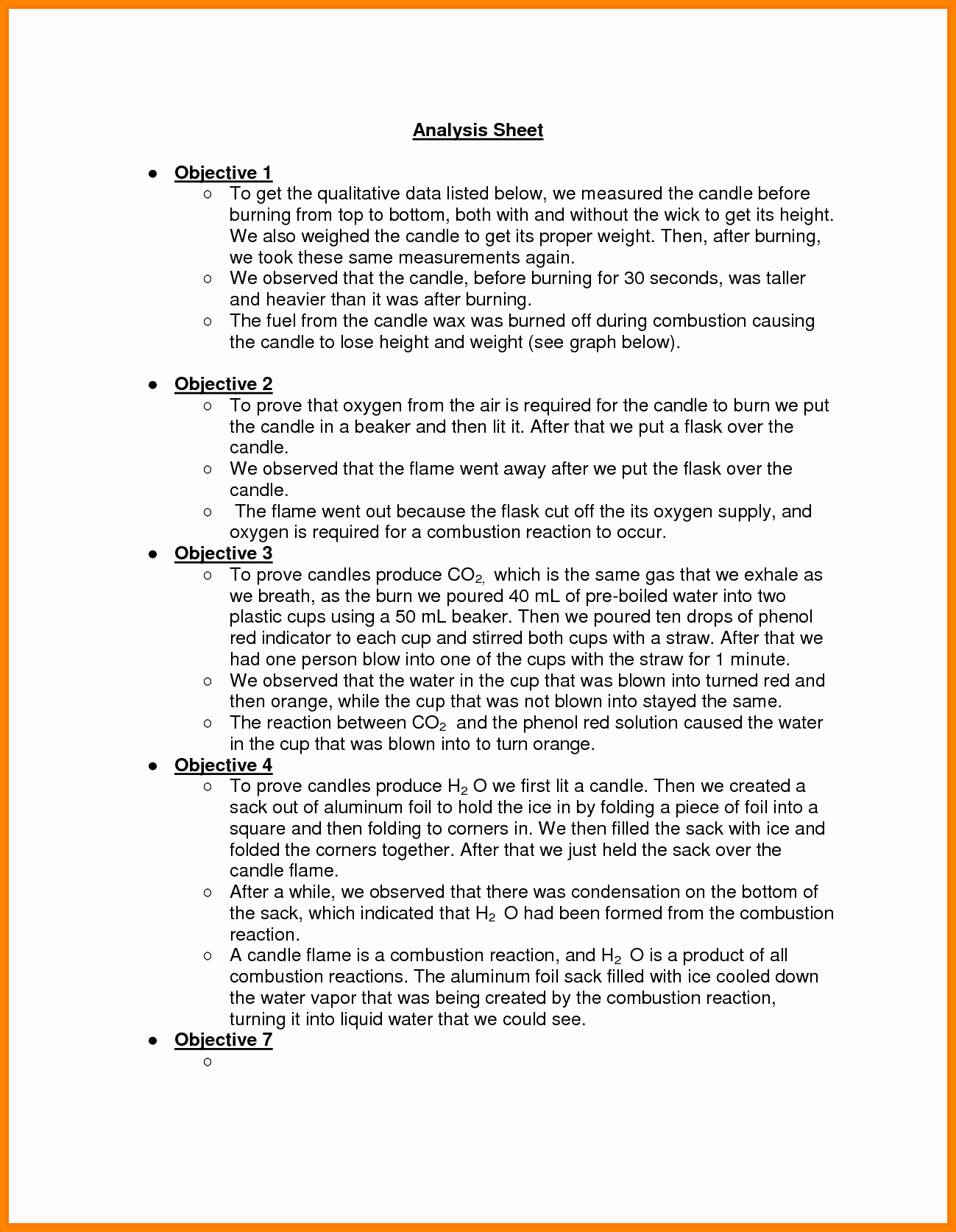 Chemistry Lab Report Template Lovely 7 Chemistry Lab Report Example