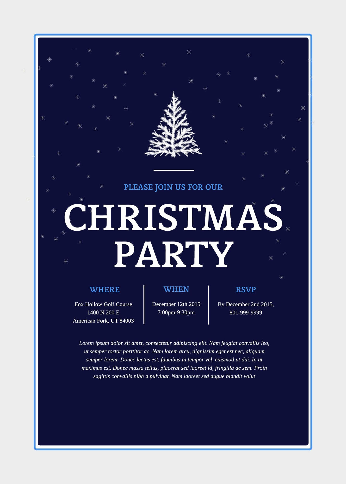 Christmas Party Invitations Free Elegant Print and Win Holiday Sweepstakes