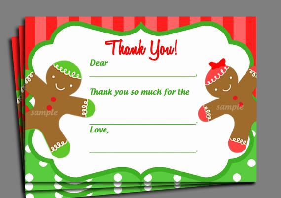 Christmas Thank You Notes Best Of Off Sale Christmas Thank You Note Printable Instant