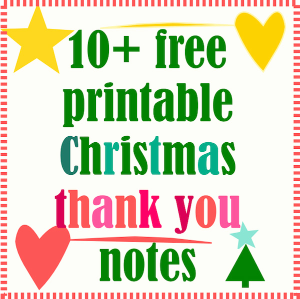 Christmas Thank You Notes Lovely 10 Free Printable Christmas Thank You Notes
