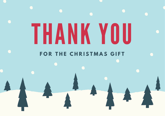 Christmas Thank You Notes New Christmas Thank You Card Wording Examples for Holiday Gifts
