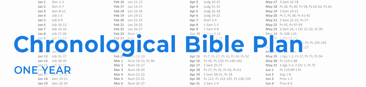 Chronological Bible Reading Plan Pdf Fresh 2019 Bible Reading Plans that Work Great [pdf and