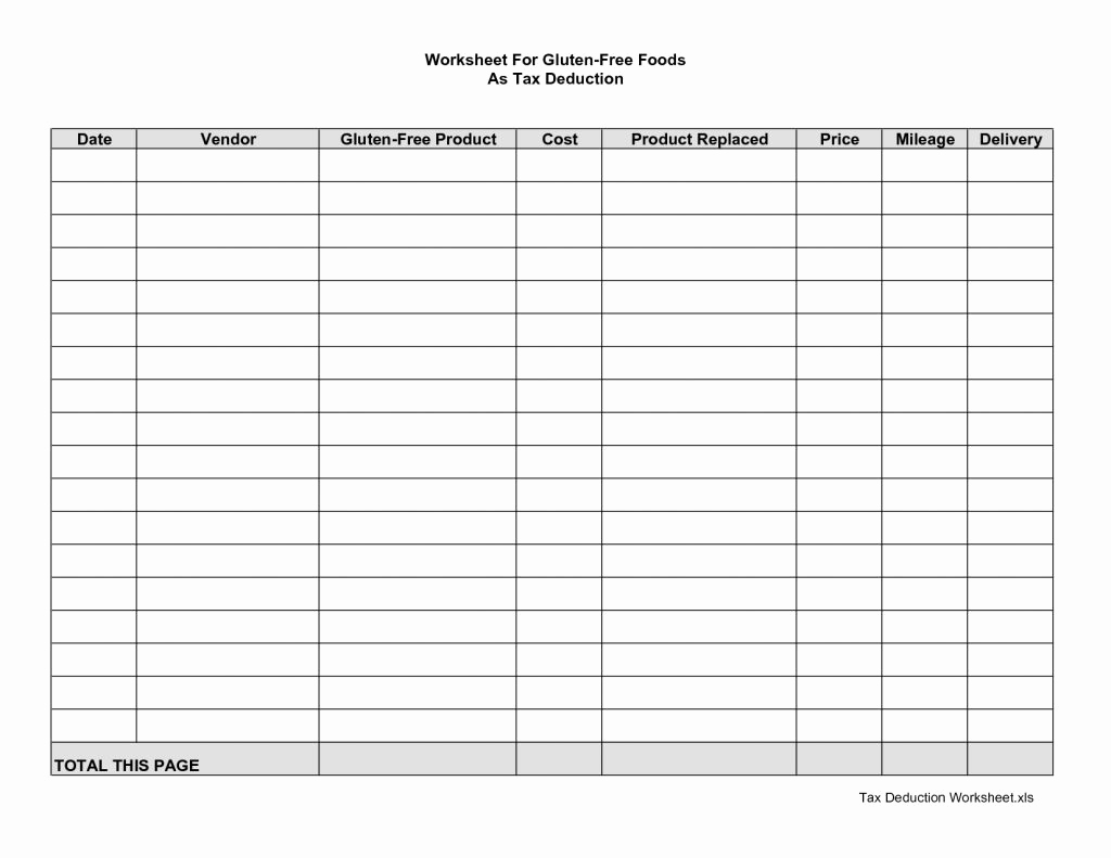 Clothing Donation Tax Deduction Worksheet Inspirational Clothing Donation Tax Deduction Worksheet and Goodwill